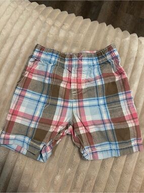 Carters Boys Plaid Shorts - 24M